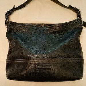 Leather Coach Hobo Shoulder Bag Purse